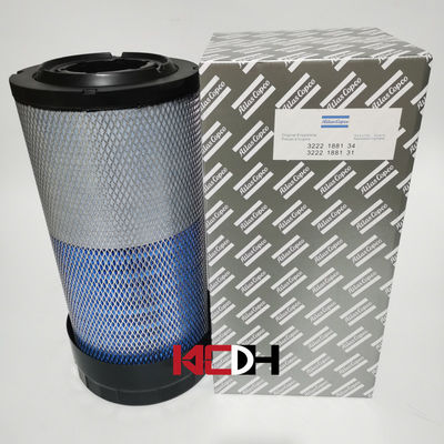 Escavatore materiale Air Filter, 3222 dei pp filtro dell'aria di Copco di 188134 atlanti